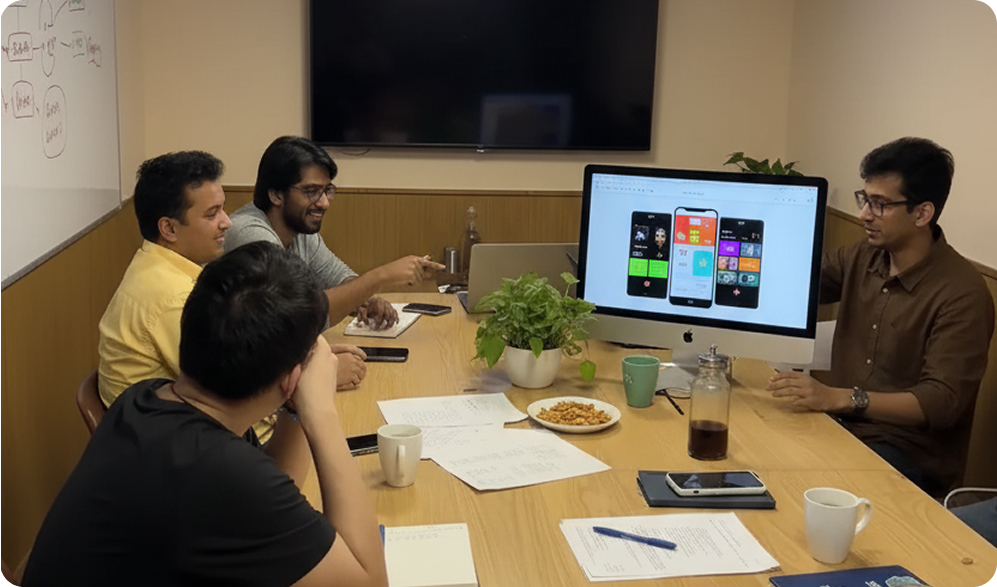 An image of team at Pixolo