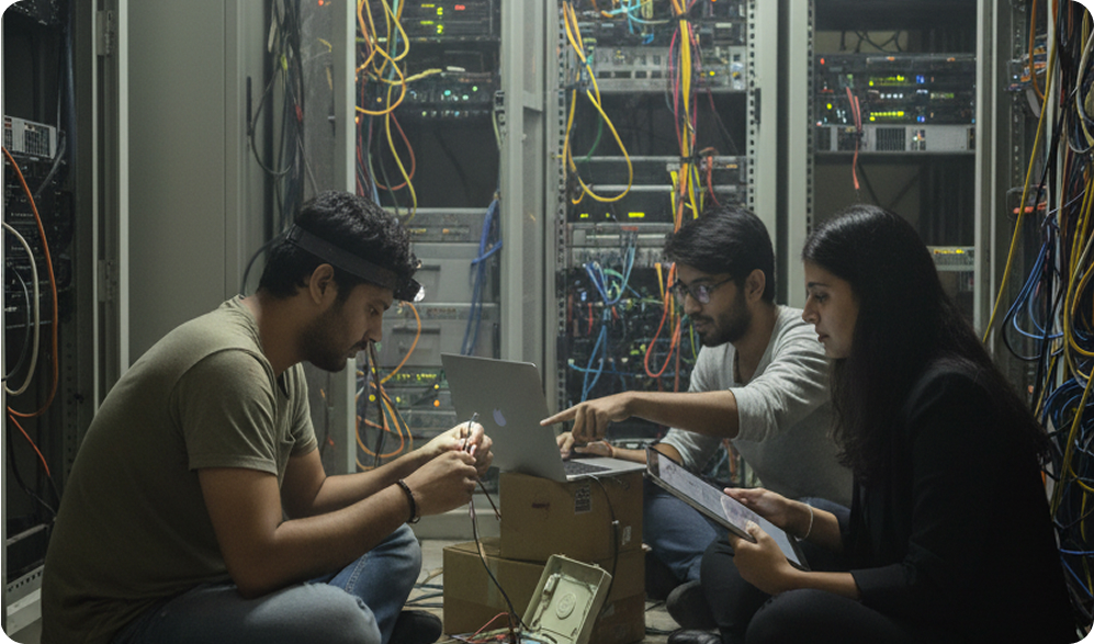 An image of team at Pixolo