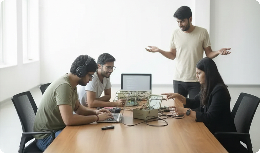 An image of team at Pixolo